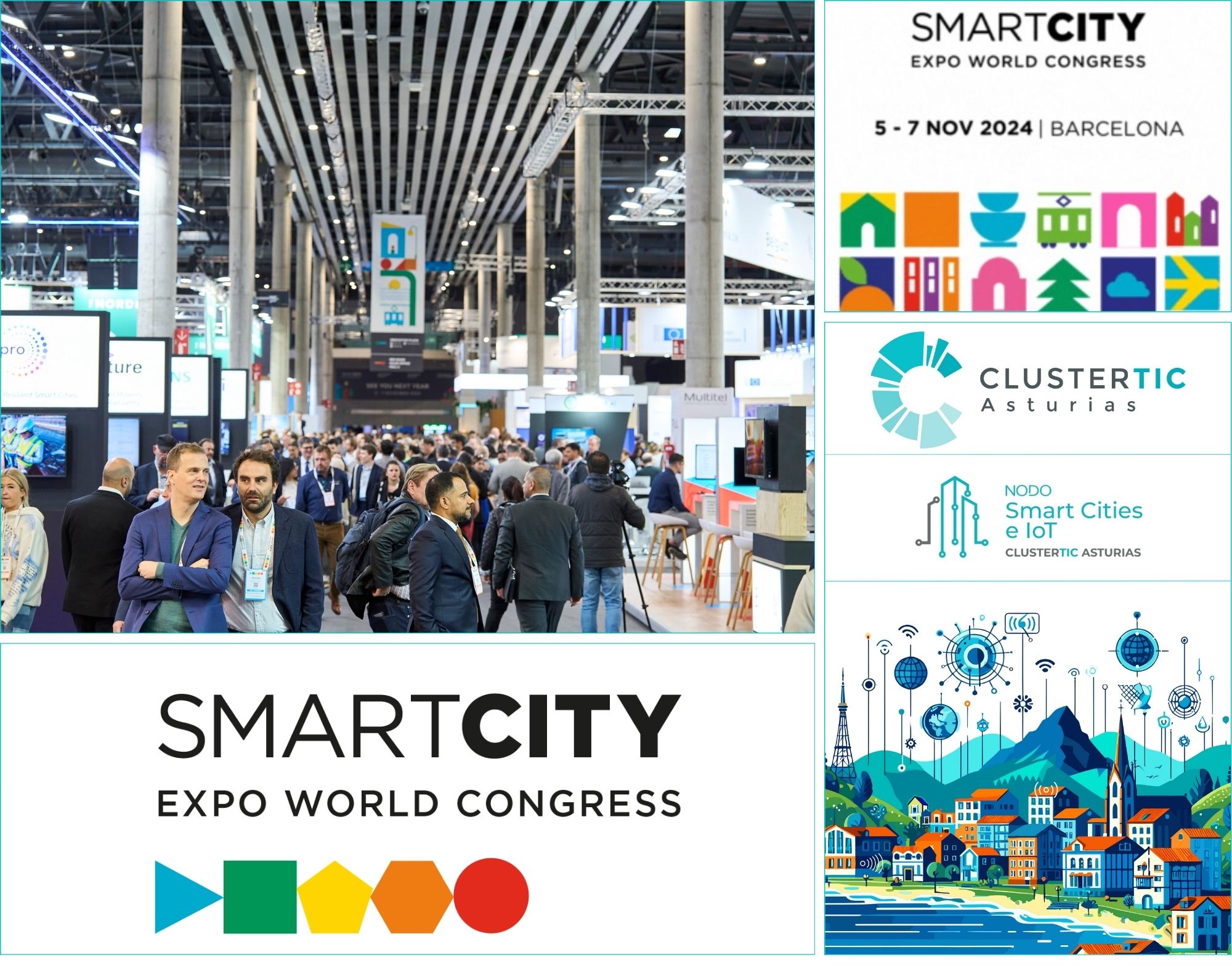 El Cluster TIC participa en el Smart City Expo World Congress 2024