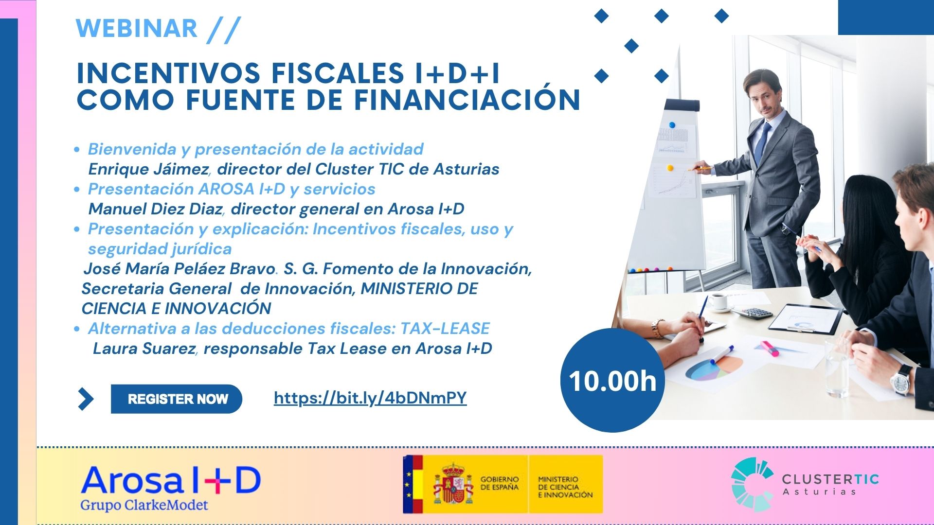 Webinar Arosa-Incentivos fiscales com