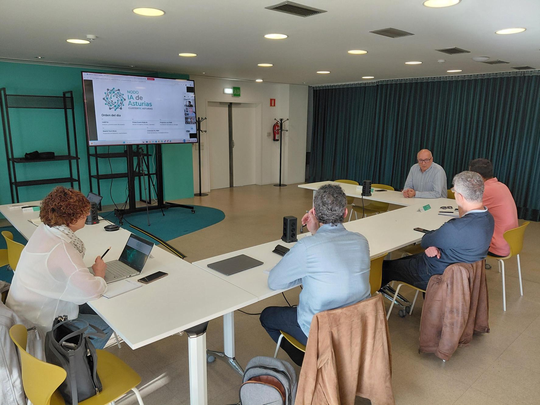 Reunion coordinadores nodo inteligencia artificial de Asturias